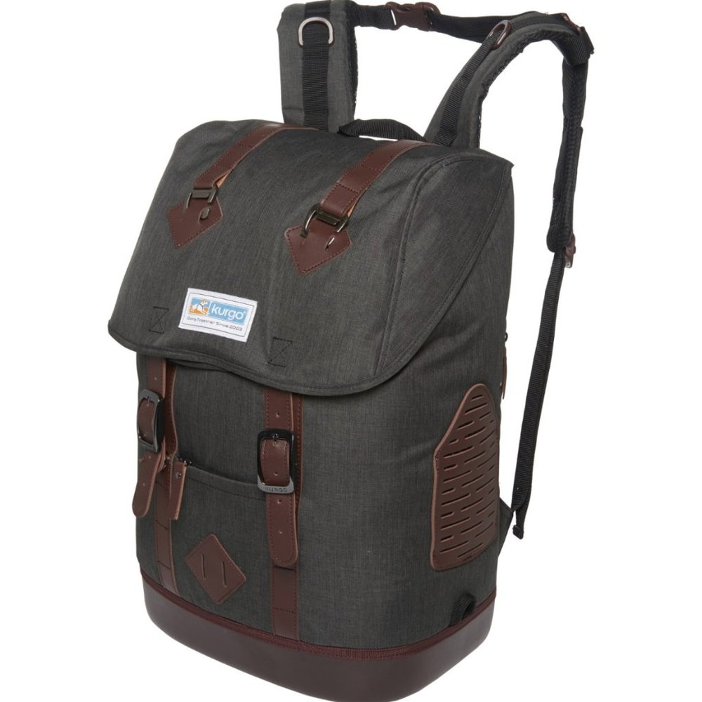 Kurgo K9 Rucksack Heather Black Waterproof Up to 25 Lb Dog Carrier Backpack - Picture 1 of 5